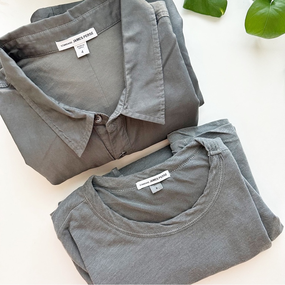 James Perse Shirt Bundle Size 4